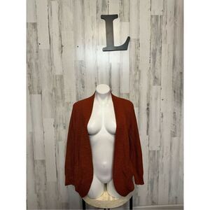 YIBOCK Orange cardigan